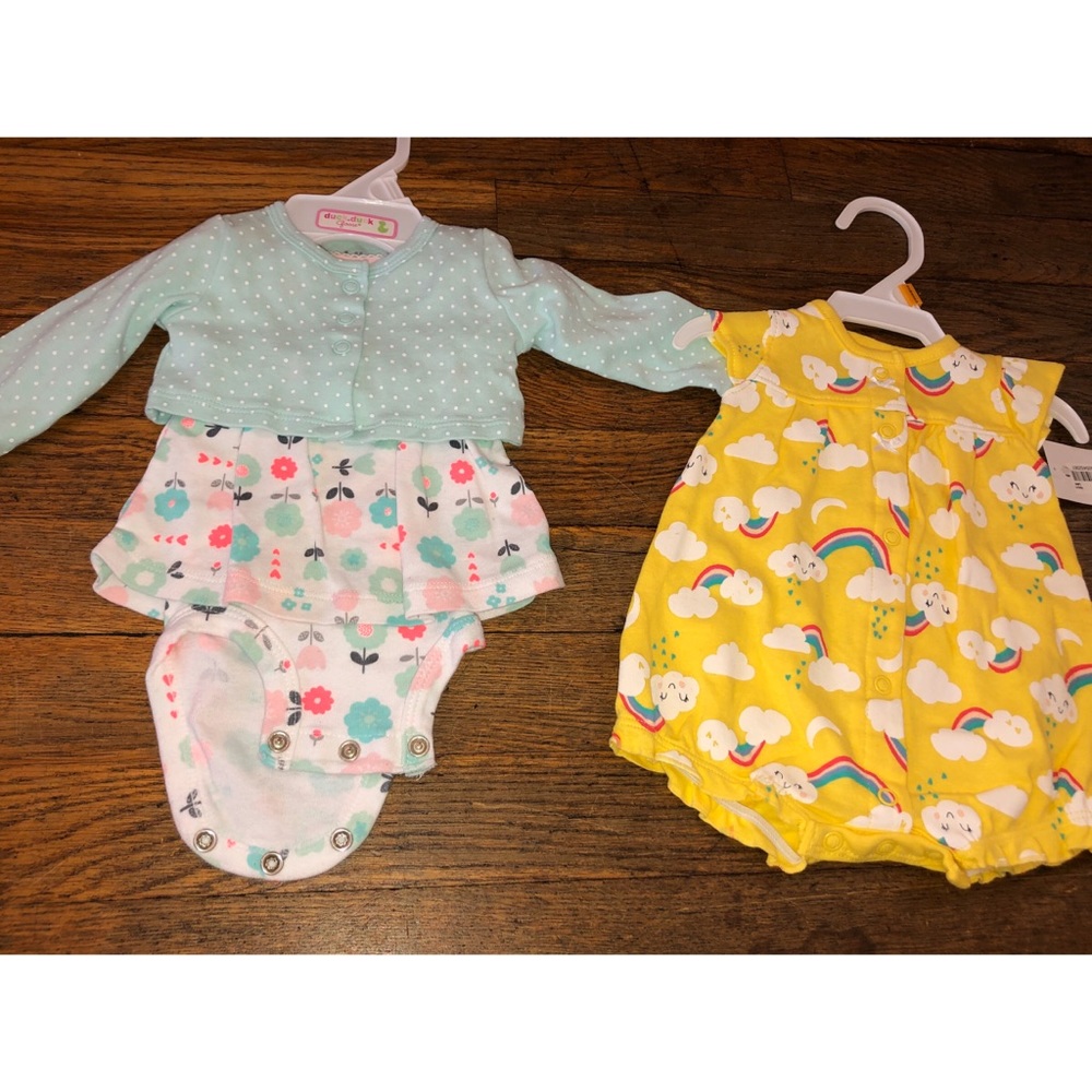 2 newborn outfits